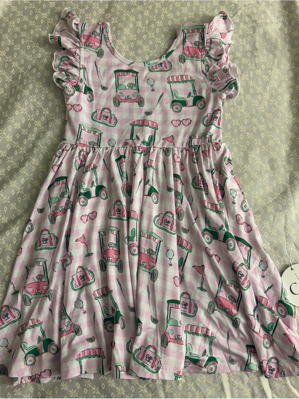 Caden Lane Birdie Babes Pink Dress